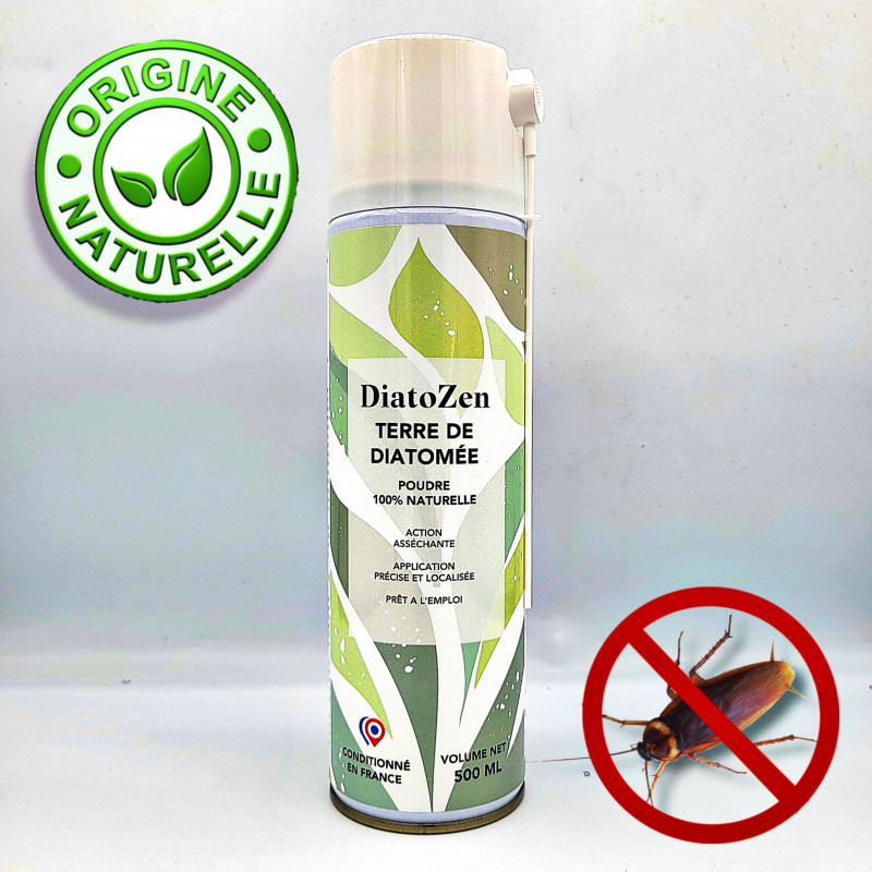 Spray terre de diatomée DIATOZEN anti cafard et blatte 500 ml