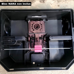 Piège à rat professionnel Blantor avec sa tige pour placer des appâts (raticide ou bloc)