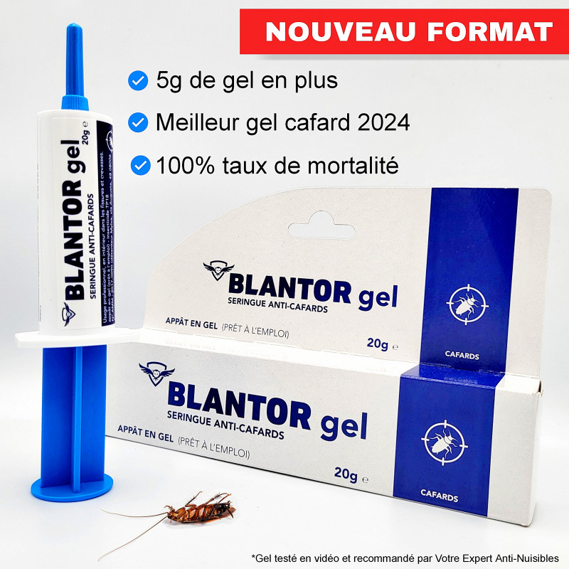 Gel blantor anti cafards & blattes en seringue de 20g