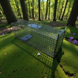 Cage capture de taille moyenne une entrée pour ragondins