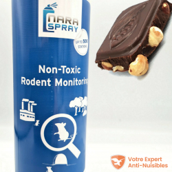 Spray attractif Nara® 500ml arôme chocolat noisette vue détaillée.