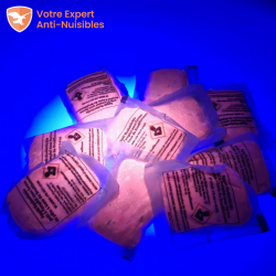 Appât rodenticide fluorescent pour rat et souris (pâte fraîche)