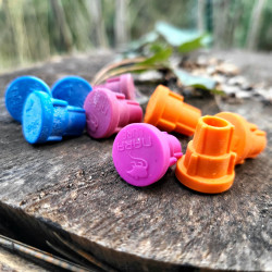 Lot de 9 appâts NARA arôme viande (x3), vanille (x3) et poisson (x3).