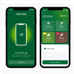 Application mobile de suivi des déclenchements du piège SafeTrap Automatic
