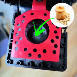 Emplacement dédié pour la mise en place d'un appât