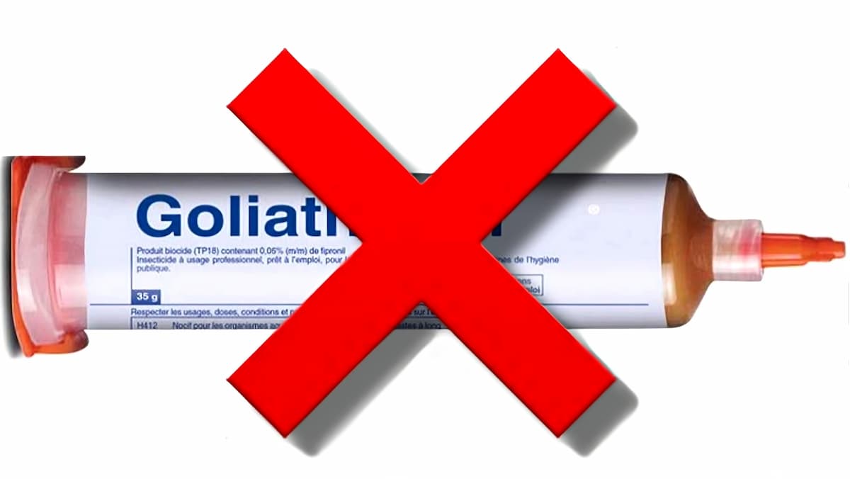 Goliath gel interdit à la vente
